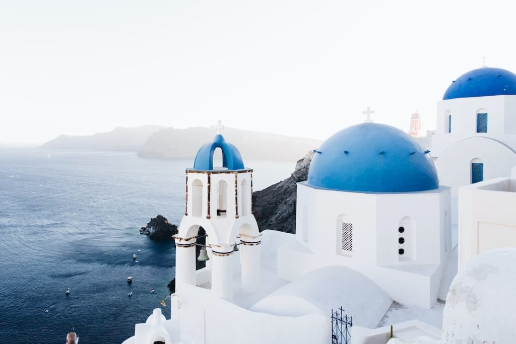 Oia, Santorini at sunset